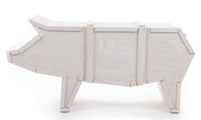 Sending Animals 2.0 Pig Schrank weiß Seletti